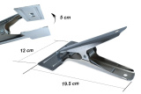 YF Зажим для кроя CL70 (плоская платформа) YF06207-T
