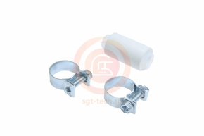 COB1002 Хомут с прокладкой для стеклянной трубки