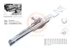 Окантователь в 3 сложения UMA-71 (45мм - 17мм) (с резинкой 15мм)