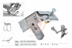 Приспособление Uma-81-A (5mm-25mm) плоскошевка