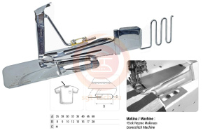 Приспособление UMA-08 в 3 сложения 40мм-15мм с кантом (20мм-10мм) на платформе