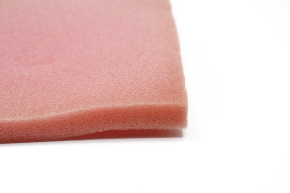SIB-Z-10mm Губка для прессов (цвет красный ( ширина -1м / толщина 10мм )