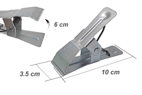 Зажим для кроя малый (Р) №6 Турция (капля) с зубчиками