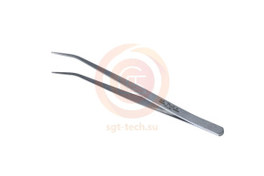 YF Пинцет загнутый (гладкий) TWE7