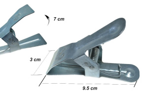 Зажим для кроя малый (Р) №6 Турция (капля) плоский (новый)